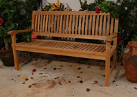 BH-560  Anderson Teak - Del-Amo 3-Seater Bench