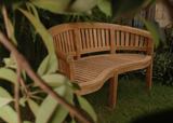 BH-005CT  Anderson Teak - Curve 3-Seater Extra Thick Bench