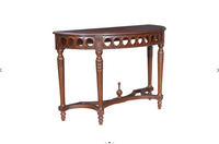 HT-101C  Neoclassical Demilune Console Table