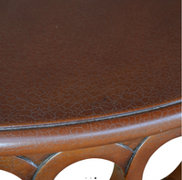 HT-101C  Neoclassical Demilune Console Table