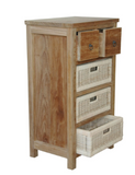 TB-2130C  Anderson Teak - Safari with Drawers & Rattan Baskets