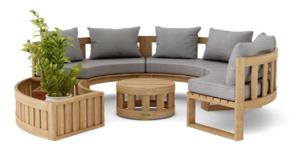 TB-808C  Anderson Teak - Circular Coffee Table