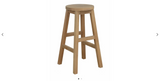 CHC-1515  Anderson Teak - Alpine Round Bar Stool