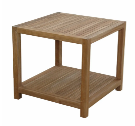 TB-5656  Anderson Teak - Glenmore Side Table with Shelf