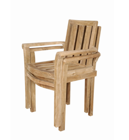 CHS-011A  Anderson Teak - Classic Stacking Armchair