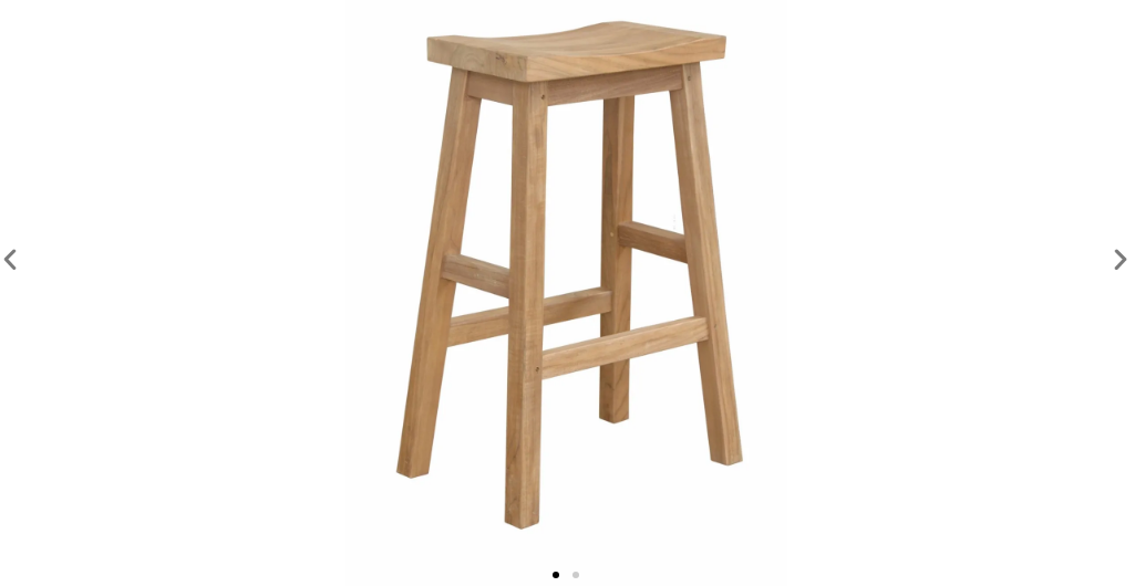 CHC-1714  Anderson Teak - Alpine Rectangular Bar Stool