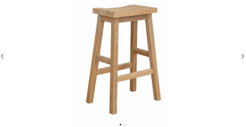 CHC-1714  Anderson Teak - Alpine Rectangular Bar Stool