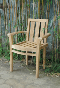 CHS-011A  Anderson Teak - Classic Stacking Armchair