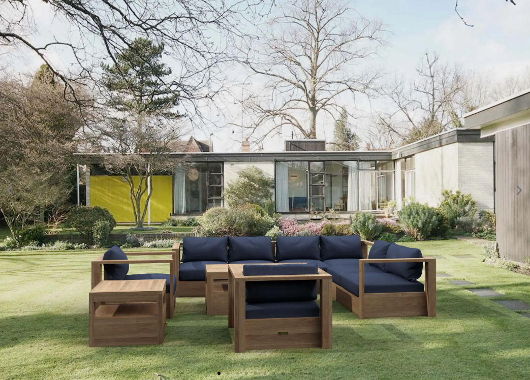 SET-153  COPACABANA MODULAR DEEP SEATING SET