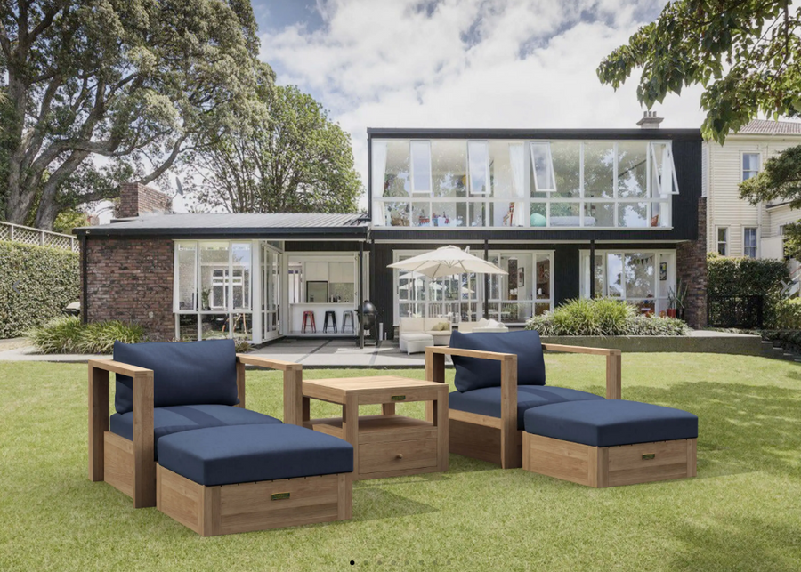 SET-154  COPACABANA MODULAR DEEP SEATING SET
