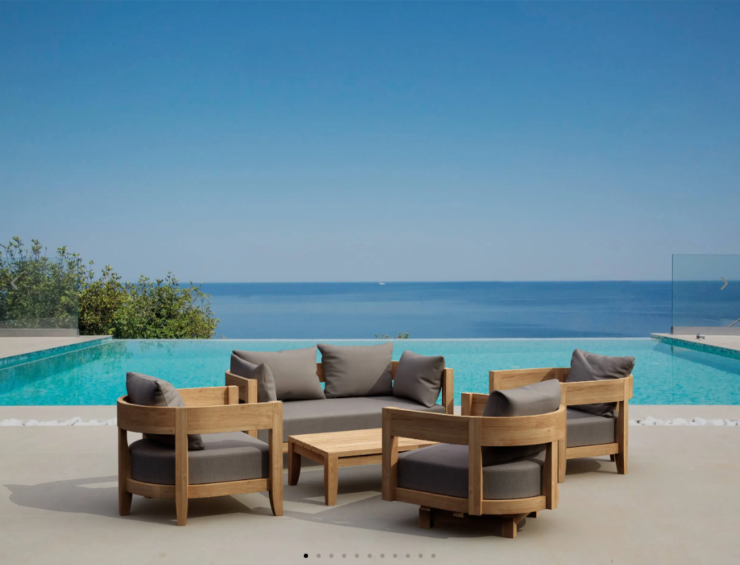 SET-173  5-PC CORONADO DEEP SEATING SET