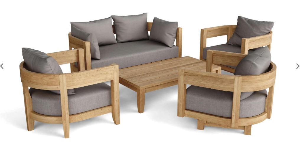SET-173  5-PC CORONADO DEEP SEATING SET