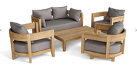 SET-173  5-PC CORONADO DEEP SEATING SET