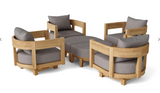 SET-174  6-PC CORONADO DEEP SEATING SET