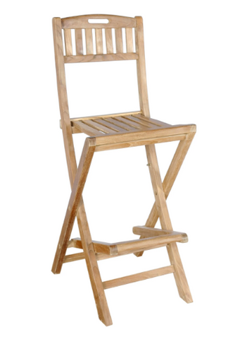 CHB-010  Anderson Teak - Altavista Folding Bar Chair