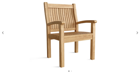 CHD-112  Anderson Teak - Sahara Dining Armchair