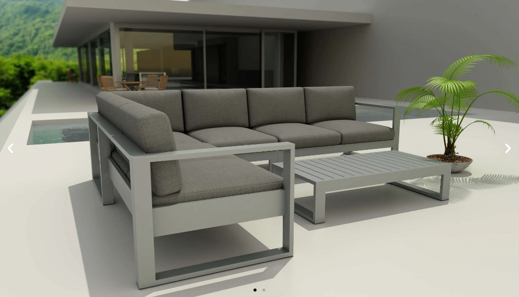 SET-5001  LUCCA 5-PC DEEP SEATING LOUNGER SET