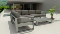 SET-5001  LUCCA 5-PC DEEP SEATING LOUNGER SET