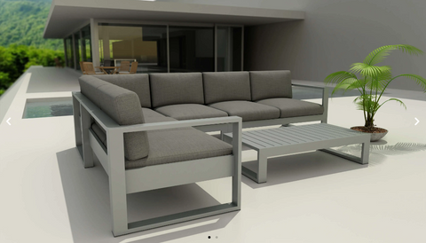 SET-5001  LUCCA 5-PC DEEP SEATING LOUNGER SET