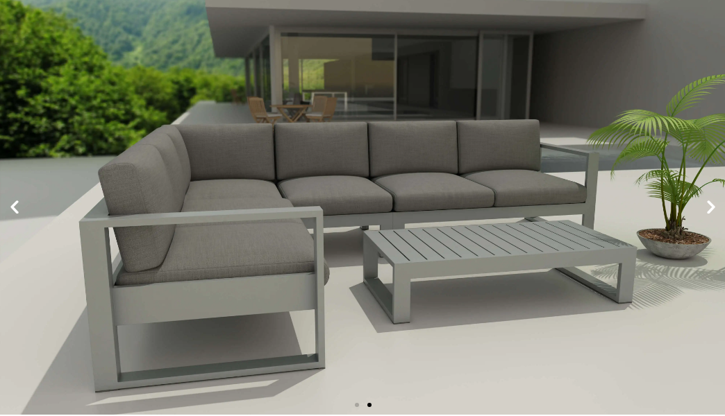 SET-5001  LUCCA 5-PC DEEP SEATING LOUNGER SET