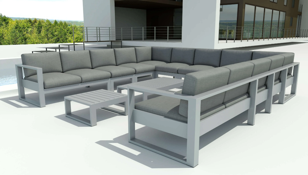 SET-5003  LUCCA 13-PC DEEP SEATING SET
