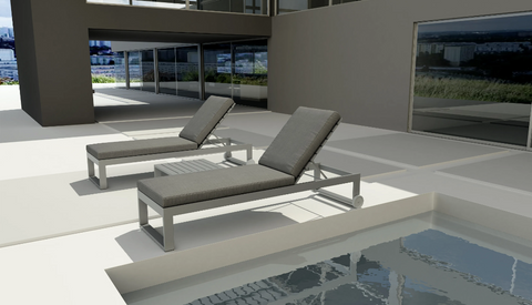 SET-5005  LUCCA 3-PC SUN LOUNGER SET
