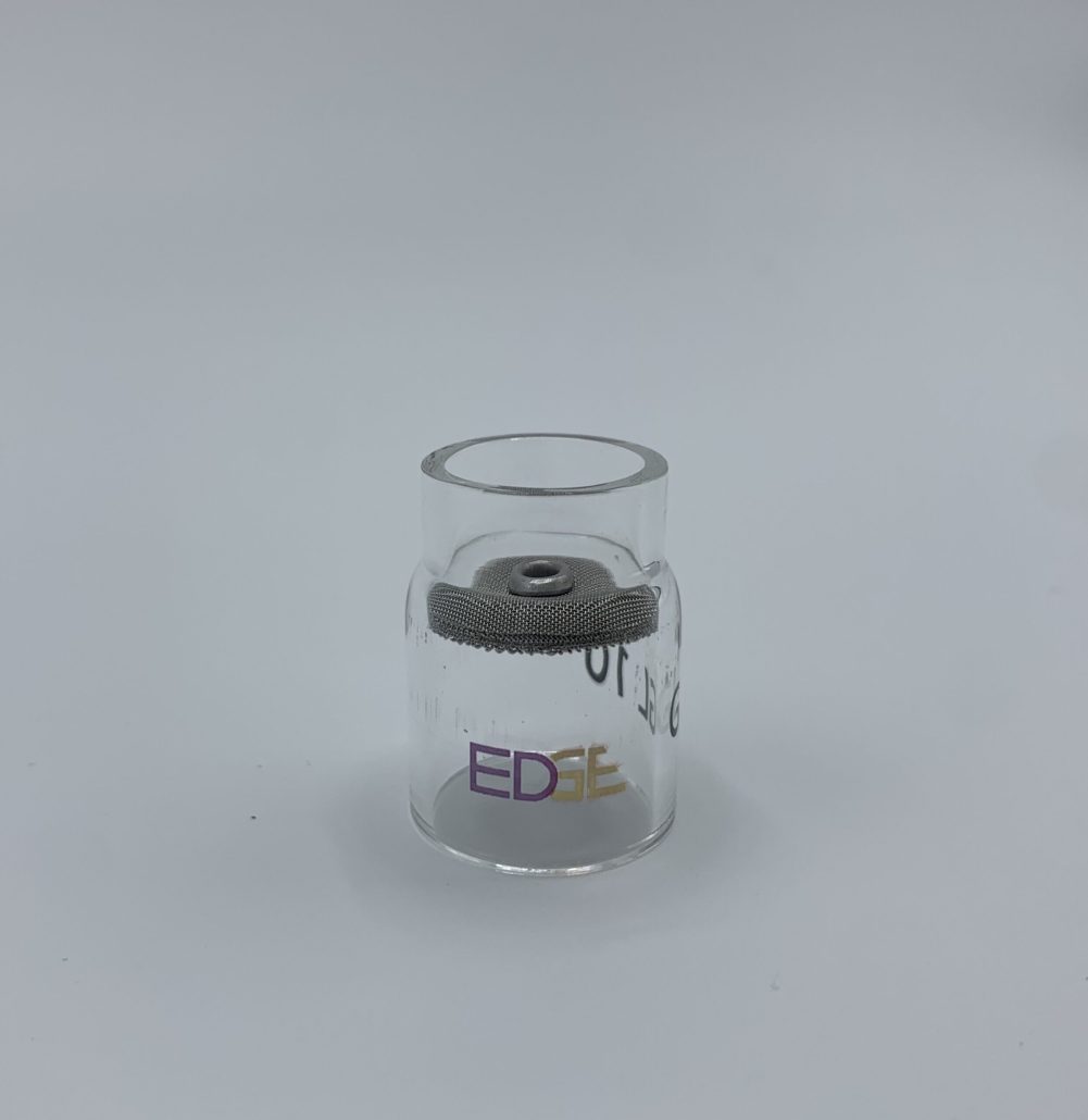 EDGE Gas Lens Quartz #4 Cup with EDGE Diffuser