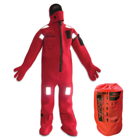 LALIZAS Immersion Suit 'Neptune' Universal, XLarge, Small, Insulated - with neoprene gloves
