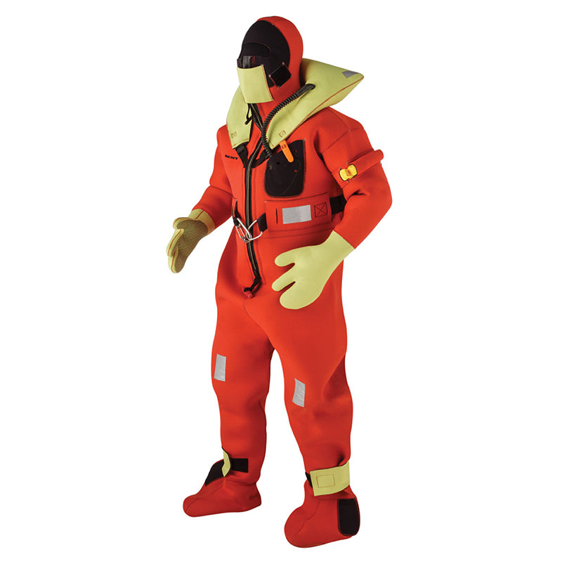 200951  Kent Immersion Suit, w/Whistle, Adult Universal/Oversize, Orange