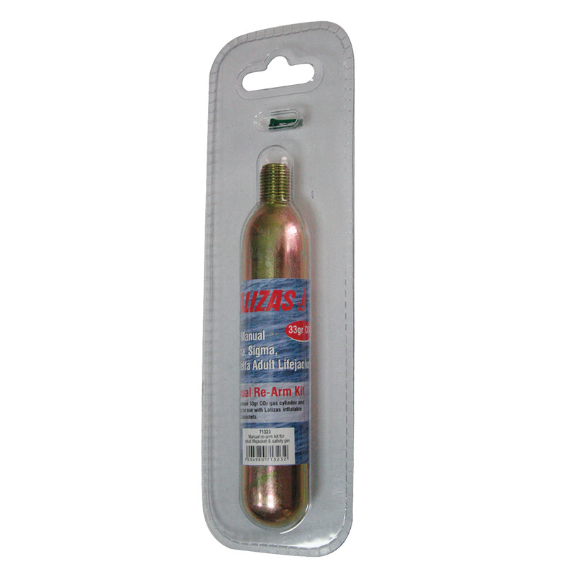 71323   LALIZAS Manual Re-arming Kit for Adult Lifejacket, 33gr