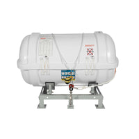 REVERE Liferaft USCG/SOLAS, Round Canister (A), w/HRU and Cradle
