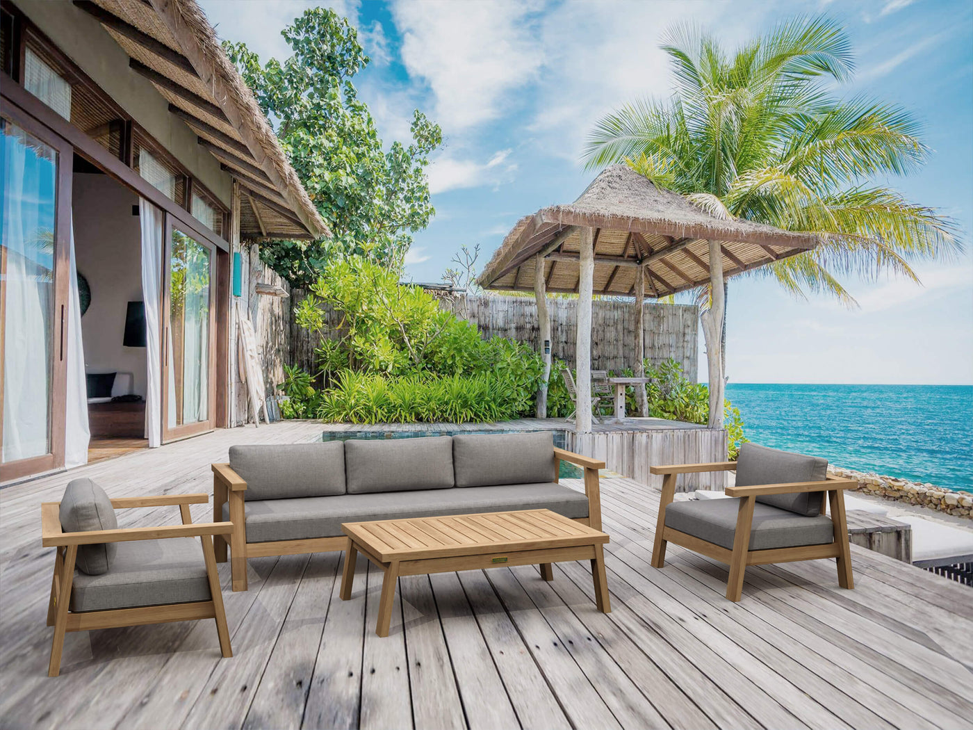 SET-321  4-PC PALERMO DEEP SEATING
