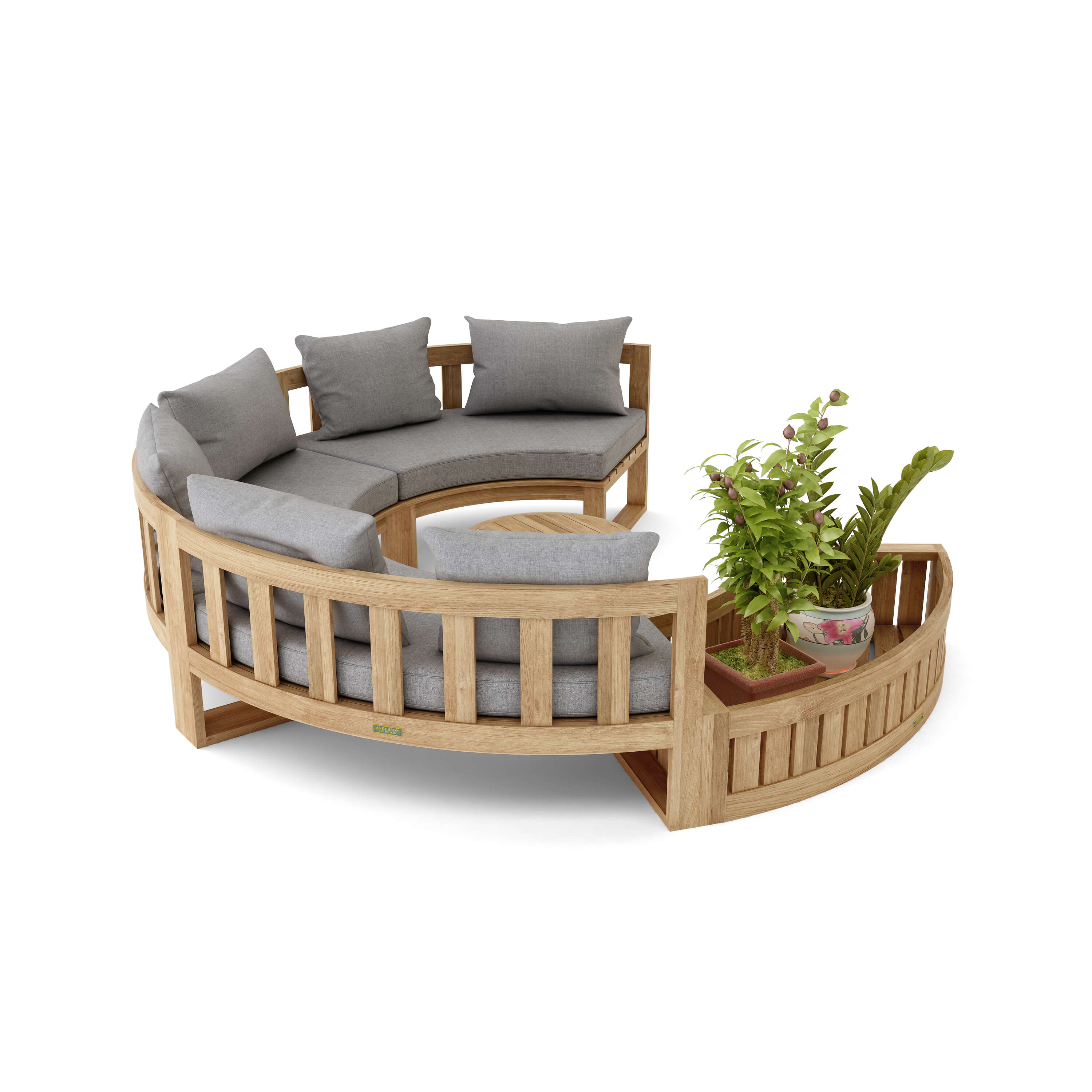 SET-808  CIRCULAR MODULAR DEEP SEATING
