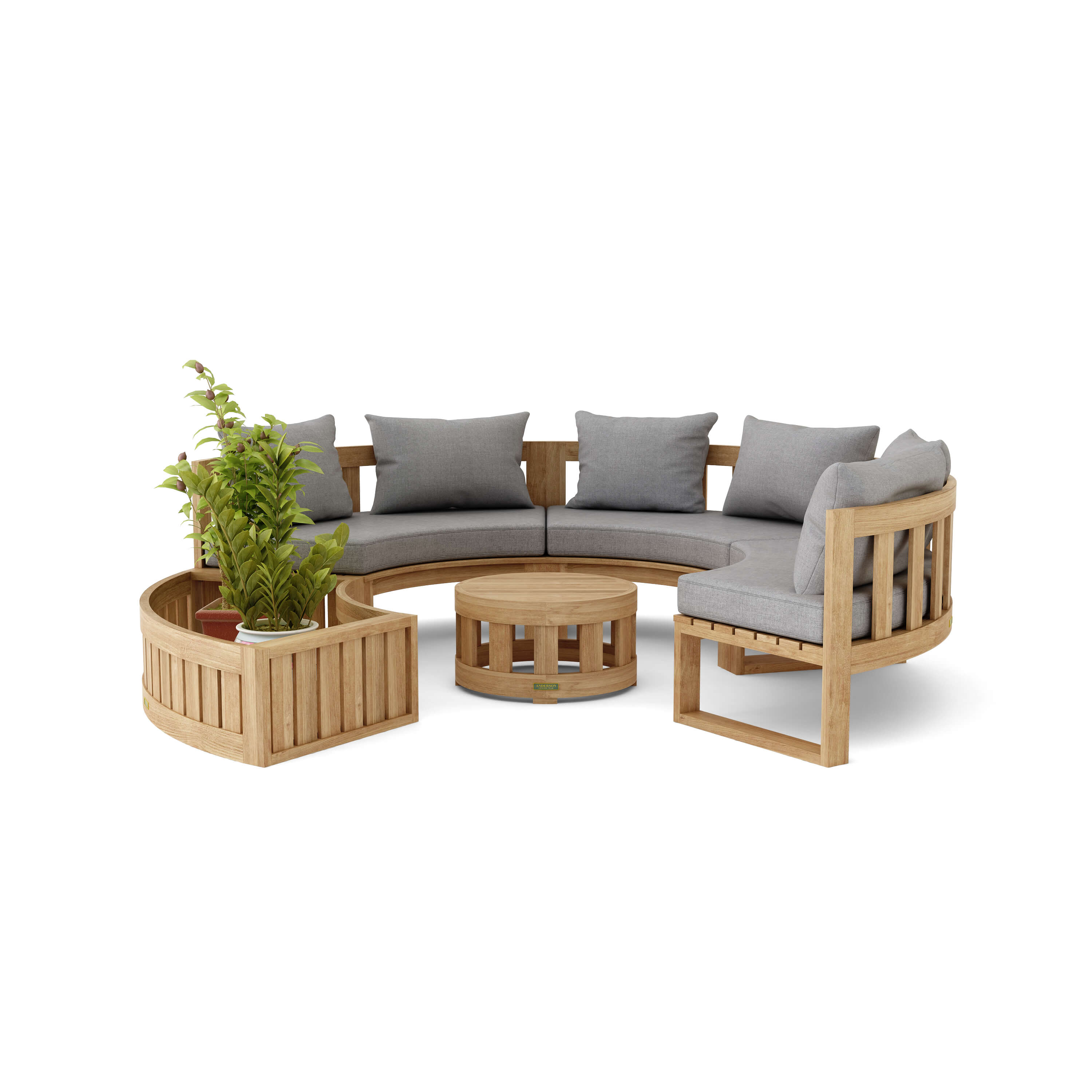 SET-808  CIRCULAR MODULAR DEEP SEATING