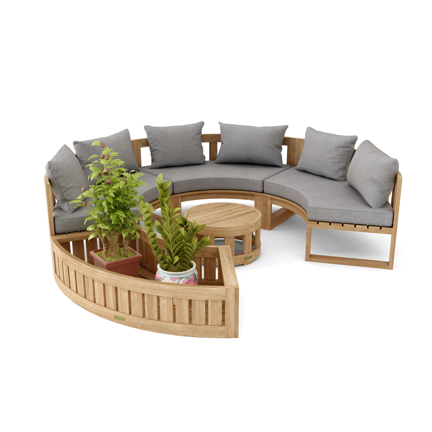 SET-808  CIRCULAR MODULAR DEEP SEATING