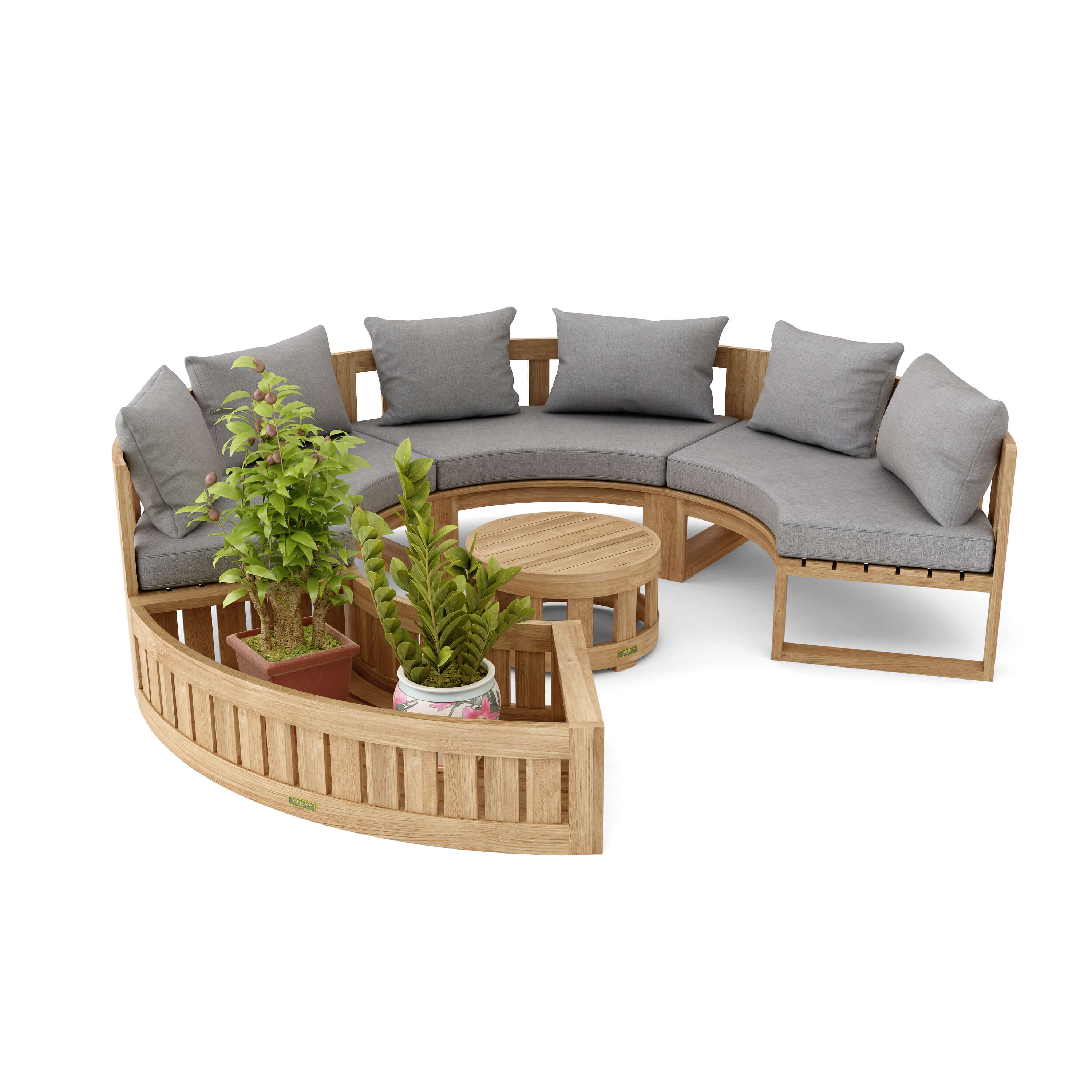 SET-808  CIRCULAR MODULAR DEEP SEATING