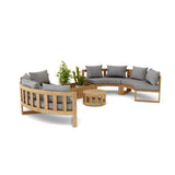 SET-809  CIRCULAR MODULAR DEEP SEATING