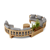 SET-809  CIRCULAR MODULAR DEEP SEATING