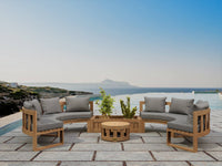 SET-809  CIRCULAR MODULAR DEEP SEATING