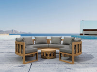 SET-810  CIRCULAR MODULAR DEEP SEATING