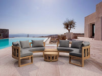 SET-811  CIRCULAR MODULAR DEEP SEATING
