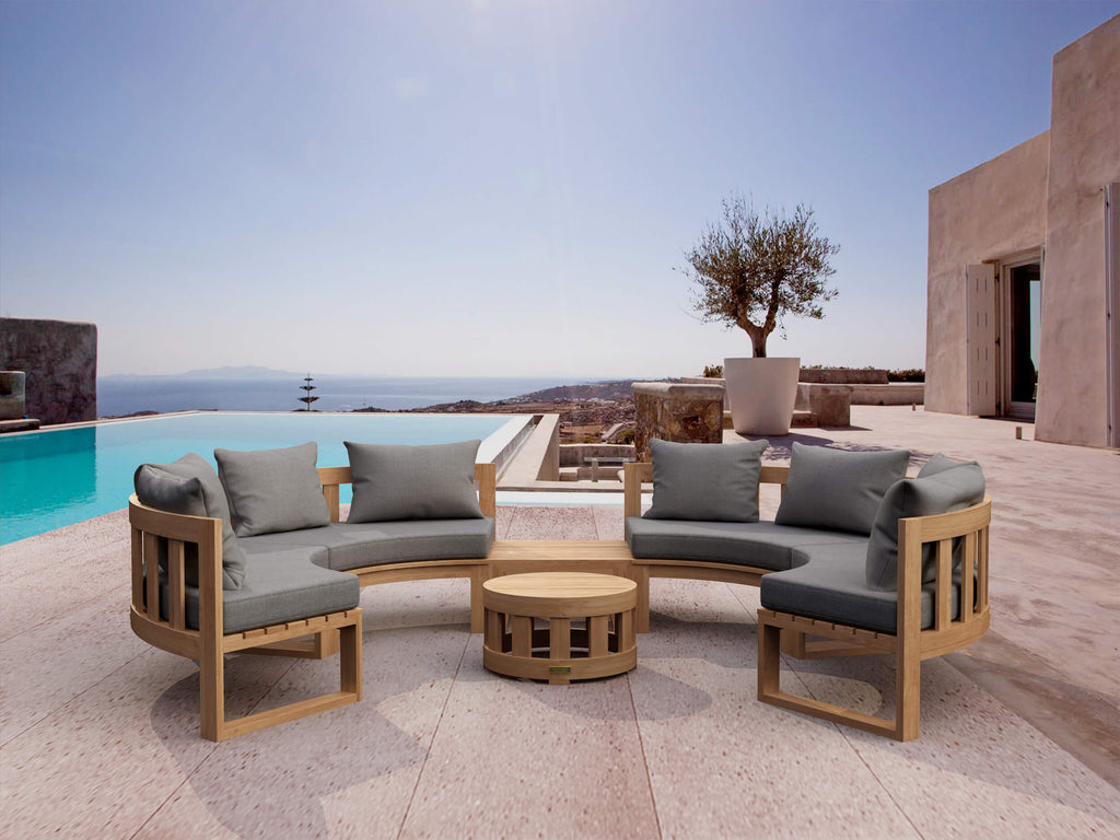 SET-811  CIRCULAR MODULAR DEEP SEATING