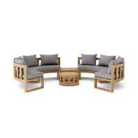 SET-811  CIRCULAR MODULAR DEEP SEATING
