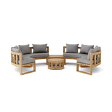 SET-811  CIRCULAR MODULAR DEEP SEATING