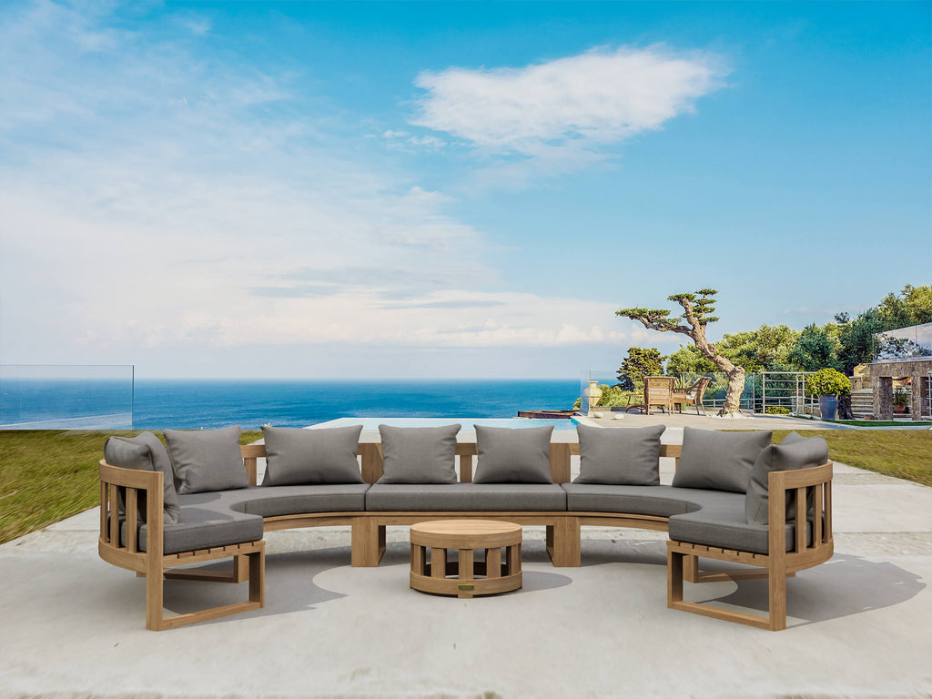 SET-812  CIRCULAR MODULAR DEEP SEATING