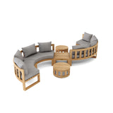 SET-813  CIRCULAR MODULAR DEEP SEATING
