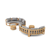 SET-813  CIRCULAR MODULAR DEEP SEATING