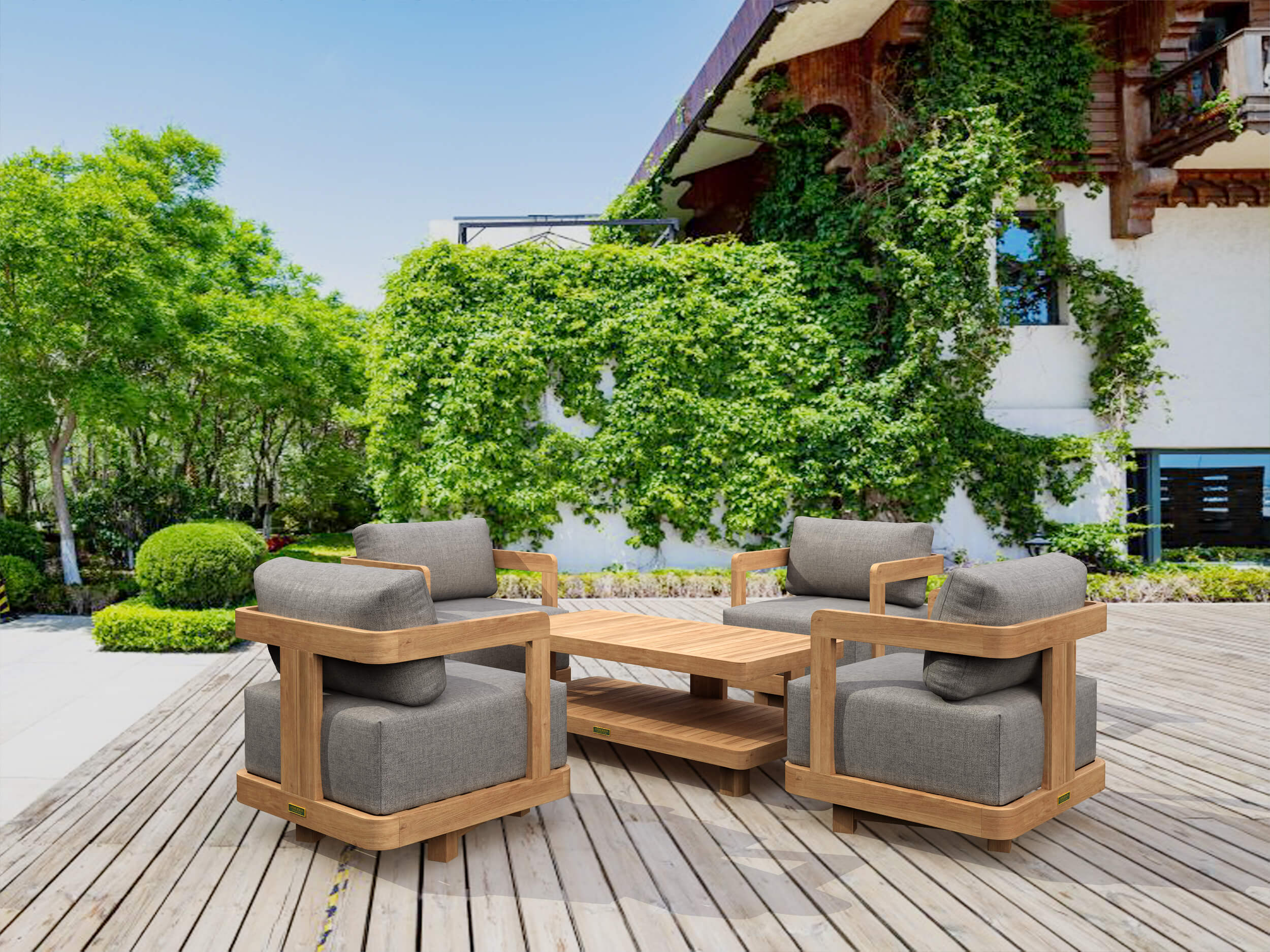 SET-904  5-PC GRANADA DEEP SEATING
