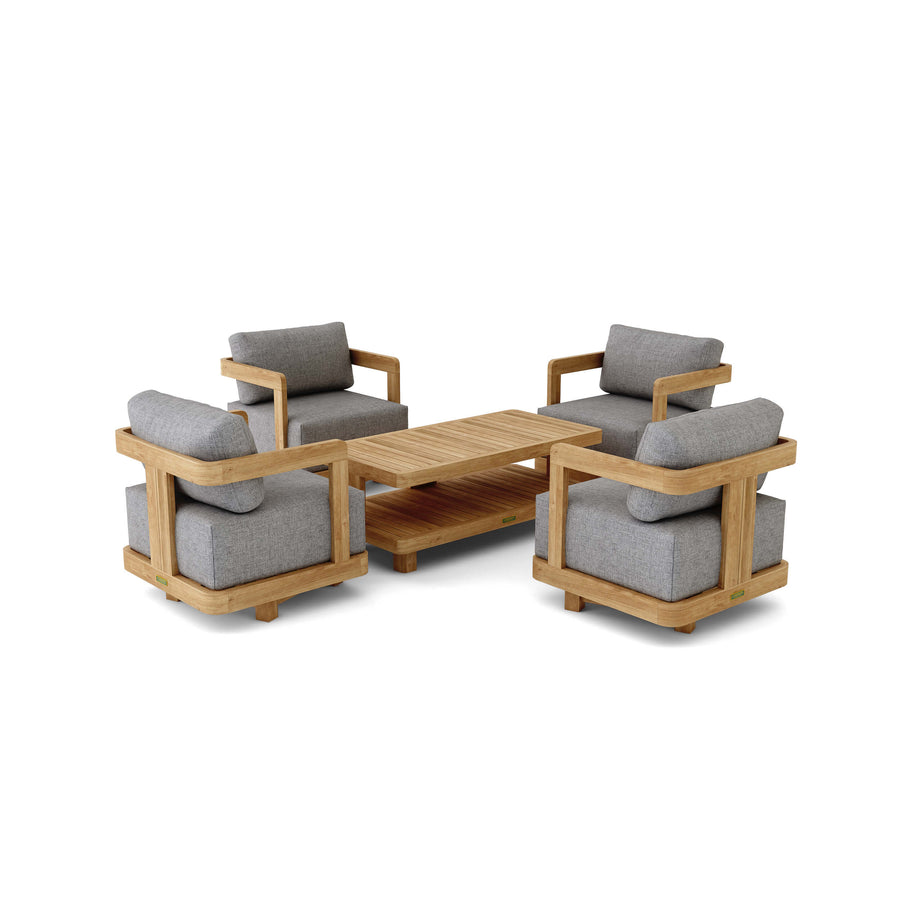 SET-904  5-PC GRANADA DEEP SEATING
