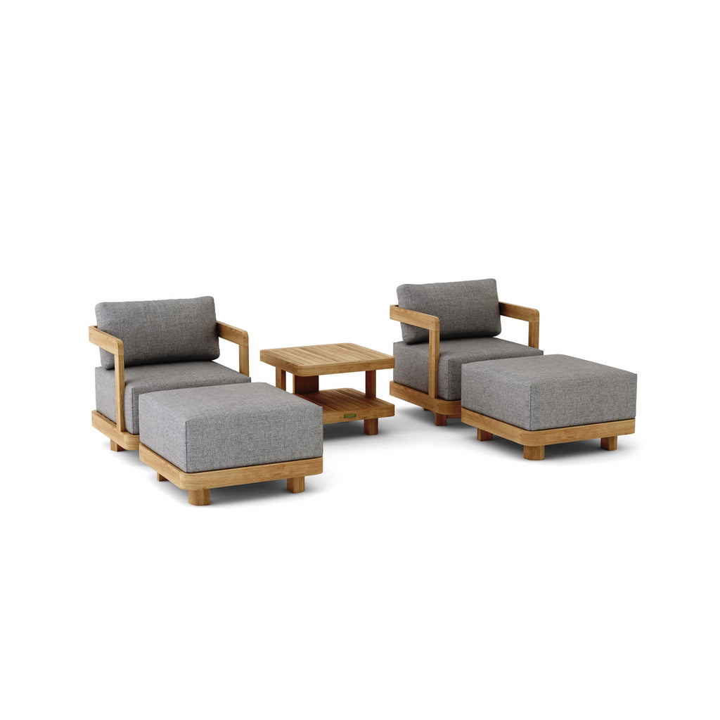SET-905  5-PC GRANADA DEEP SEATING